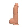 The D Master D 10.5 inches Dildo with Balls Ultraskyn Beige