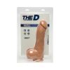 The D Master D 12 inches Dildo with Balls Firmskyn Beige