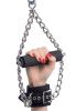 Fur Lined Nubuck Leather Suspension Cuffs With Grip