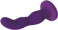 Love Harnessed Vibrating Dildo Purple