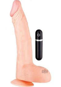 Maxx Men Vibe Curved Dong 11 inches Flesh
