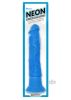 Neon Luv Touch Wall Banger Blue Vibrating Dildo