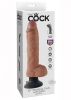 King Cock 10 inches Vibrating Tan Dildo with Balls