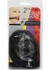 Large Ball Gag With D Ring 2 Inch - Black