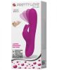 Pretty Love Dylan Bunny Ears Come Hither Rabbit Vibrator Purple