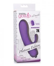 7x Lil Smoothie Mini Silicone Rabbit Vibe - Violet