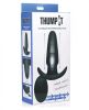 Kinetic Thumping 7X Medium Anal Plug Black Thump It!