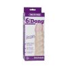 Vac-U-Lock 6" Raging Hard-Ons Dong - Beige