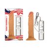 All American Whopper 7 inches Vibrating Dong Beige