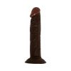 All American Whopper Vibrating 7 inches Dildo Brown
