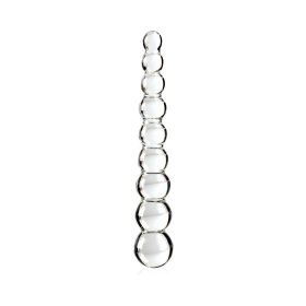 Icicles No 2 Glass Anal Beads Clear