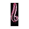 Icicles No 24 Glass Dong 6 Inches - Pink