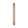 Real Skin All American Whoppers Double Dong 18" - Beige