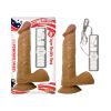 Latin American Whoppers 8in Straight Vibrating Dong With Balls