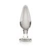 Icicles No 26 Glass Butt Plug Clear