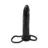 Anal Fantasy Double Trouble Cock Ring Black