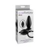 Anal Fantasy Inflatable Silicone Plug Black