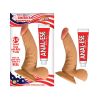 All American Whoppers 6.5 inches Curved Dong Balls + Anal Ese