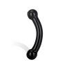 Glas Double Bull Black Dildo