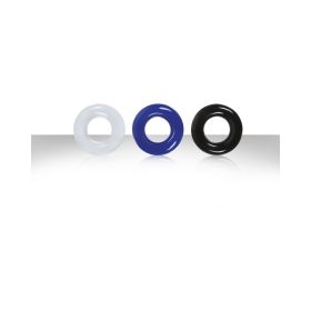 Renegade Stamina Rings Set 3 Assorted Colors