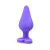 Naughtier Candy Heart Purple Butt Plug