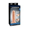 8 Inches Silicone Hollow Extension Beige