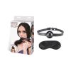 Lux Fetish Silicone Ball Gag Black O/S