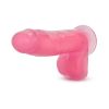 Glow Dicks The Rave Pink Realistic Dildo