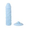 Adam & Eve The Silicone Strap On System Blue