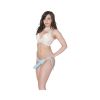 Adam & Eve The Silicone Strap On System Blue