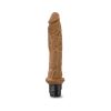 Dr. Skin - Cock Vibe - 9.75 Inch Vibrating Cock - Mocha