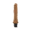 Dr. Skin - Cock Vibe - 9.75 Inch Vibrating Cock - Mocha