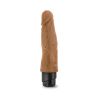 Dr. Skin - Cock Vibe - 8 Inch Vibrating Cock - Mocha