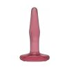 Crystal Jellies - Butt Plug - Pink-  Small