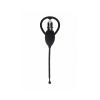 Ouch! Urethral Sounding Vibrating Bullet Plug Black