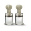 Temptasia - Clit And Nipple Large Twist Suckers - Set Of 2 - Clear