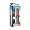 Big Shot Silicone Vibrating Dong Light 8in