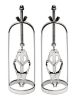 Stainless Steel Clover Clamp Nipple Stretchers Silver