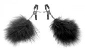 Black Feather Nipple Clamps