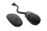 O-Bomb Rechargeable Remote Control Egg Vibrator Black