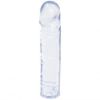 Crystal Jellies 8 Inch Classic Dildo in Clear