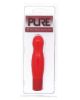 Pure Carress Multi Speed Silicone Vibe Waterproof Coral 4.25 Inch