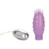 Silicone Slims Nubby Bullet Vibrator Purple