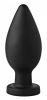 Colossus XXL Silicone Anal Plug Suction Cup Black