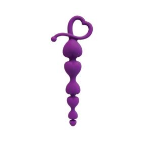 Gossip Hearts On A String Silicone Anal Beads