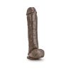 Mr Savage 11.5 inches Dildo with Suction Cup Brown