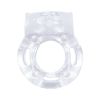 The Macho Crystal Collection Vibrating Cock Ring (clear)