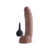 King Cock 9 inches Squirting Dildo Brown